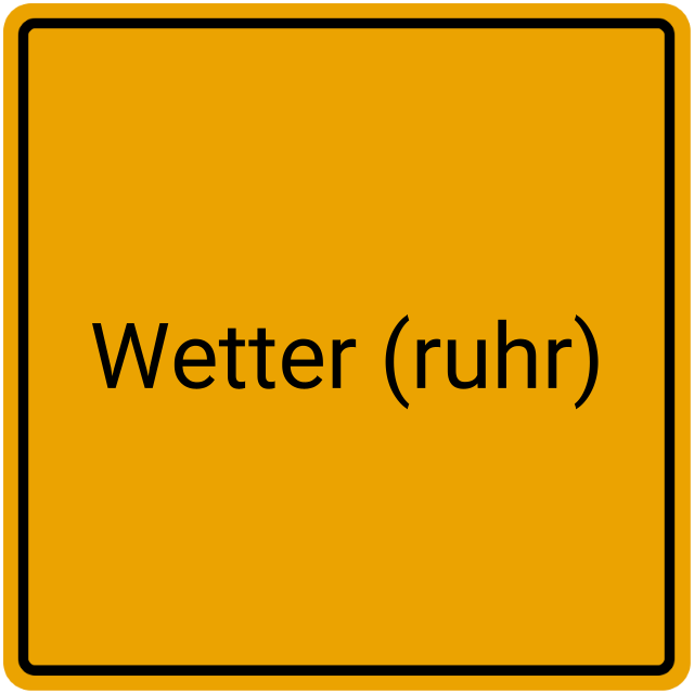 Meldebestätigung Wetter (Ruhr)